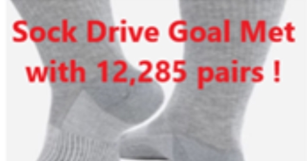 Sock Drive Reaches Goal 
