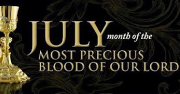 July The Precious Blood of Jesus
