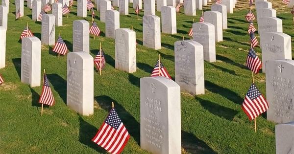 Memorial Day Flag Placement